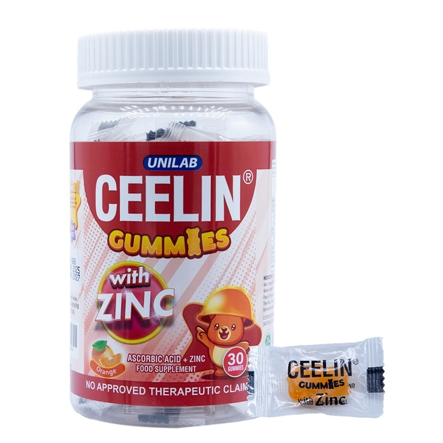 CEELIN Gummies with Zinc Bottle x 30 Tablet