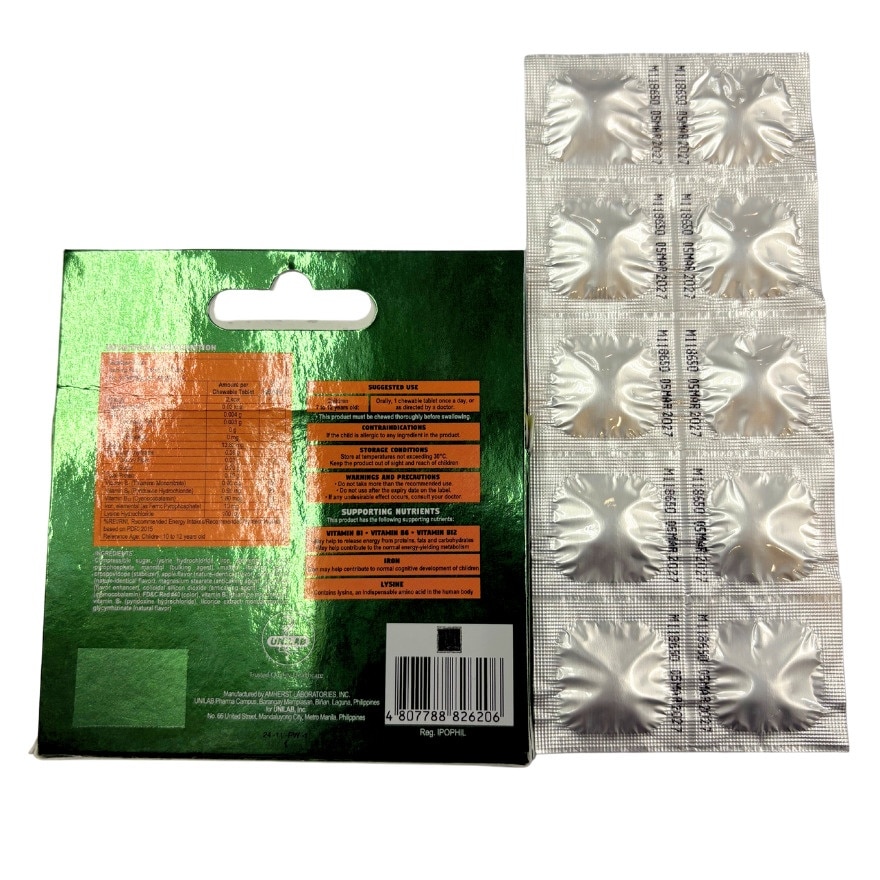 APPEBON Kid Chewable Tablet x 10 Tablet