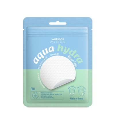 WATSONS - WATSONS Aqua Hydra Toner Pads 30 Sheets