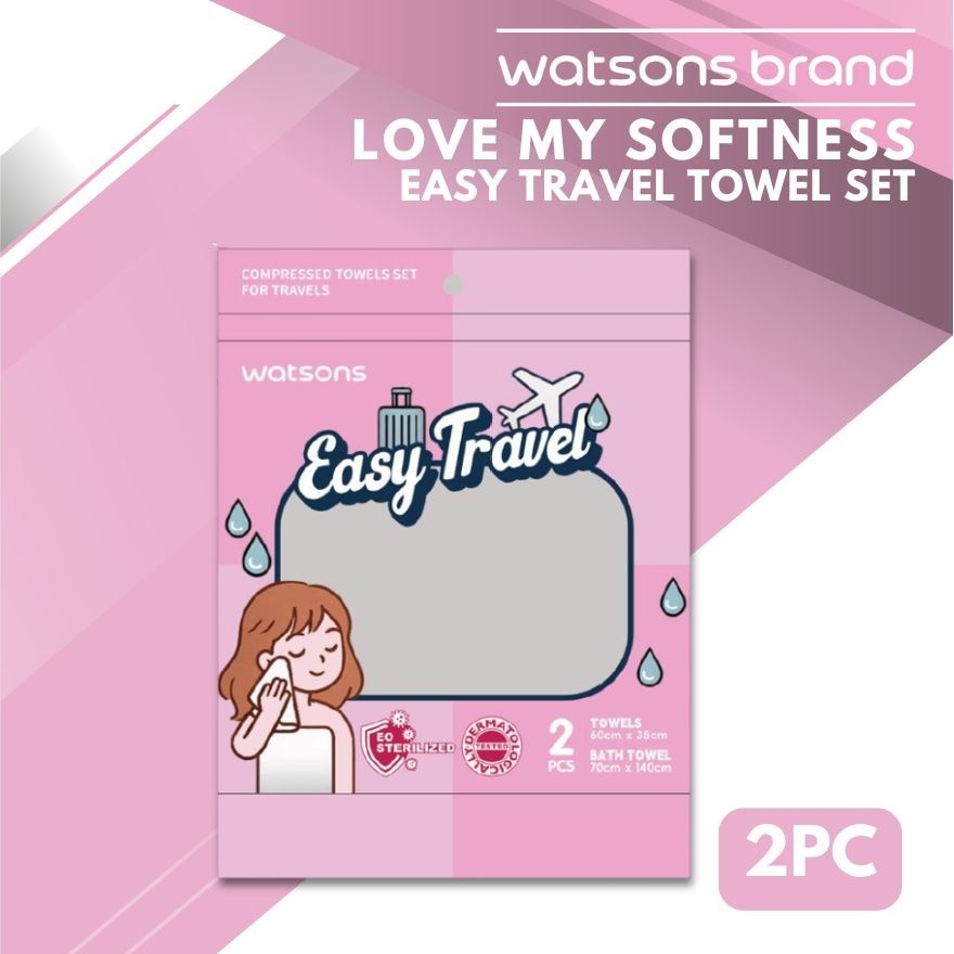 WATSONS Compress Towel Set 2pc image
