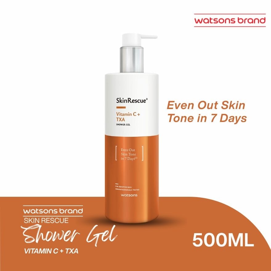 WATSONS Skin Rescue Shower Gel Vitamin C + TXA 500ml