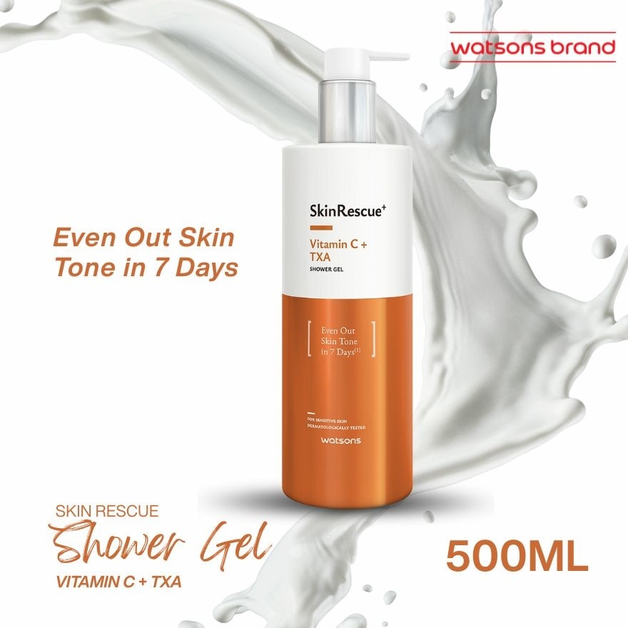 WATSONS Skin Rescue Shower Gel Vitamin C + TXA 500ml