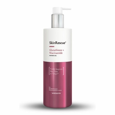 WATSONS - WATSONS Skin Rescue Shower Gel Glutathione + Niacinamide 500ml