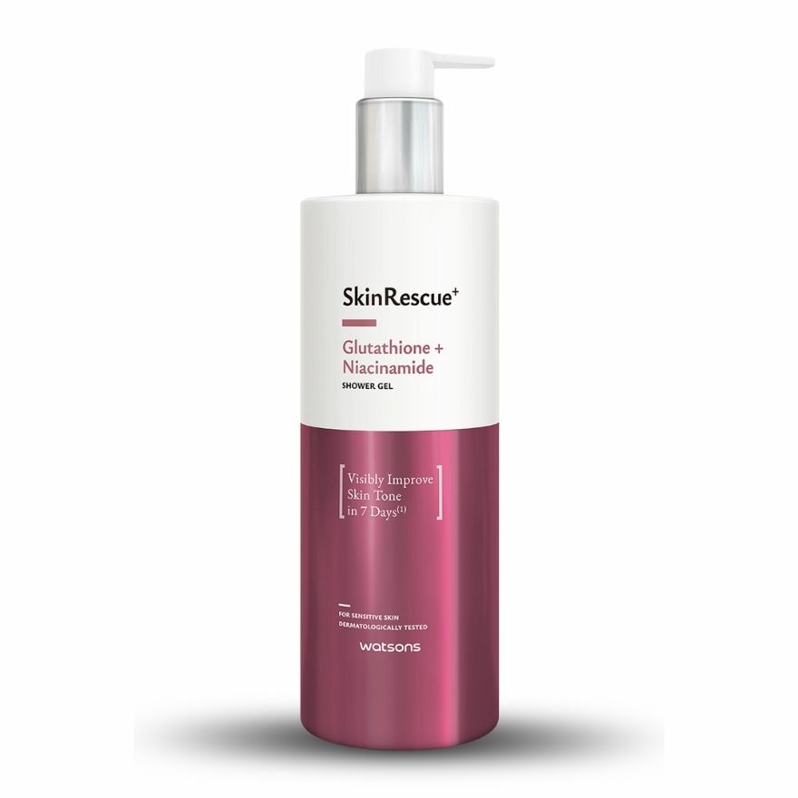 WATSONS Skin Rescue Shower Gel Glutathione + Niacinamide 500ml