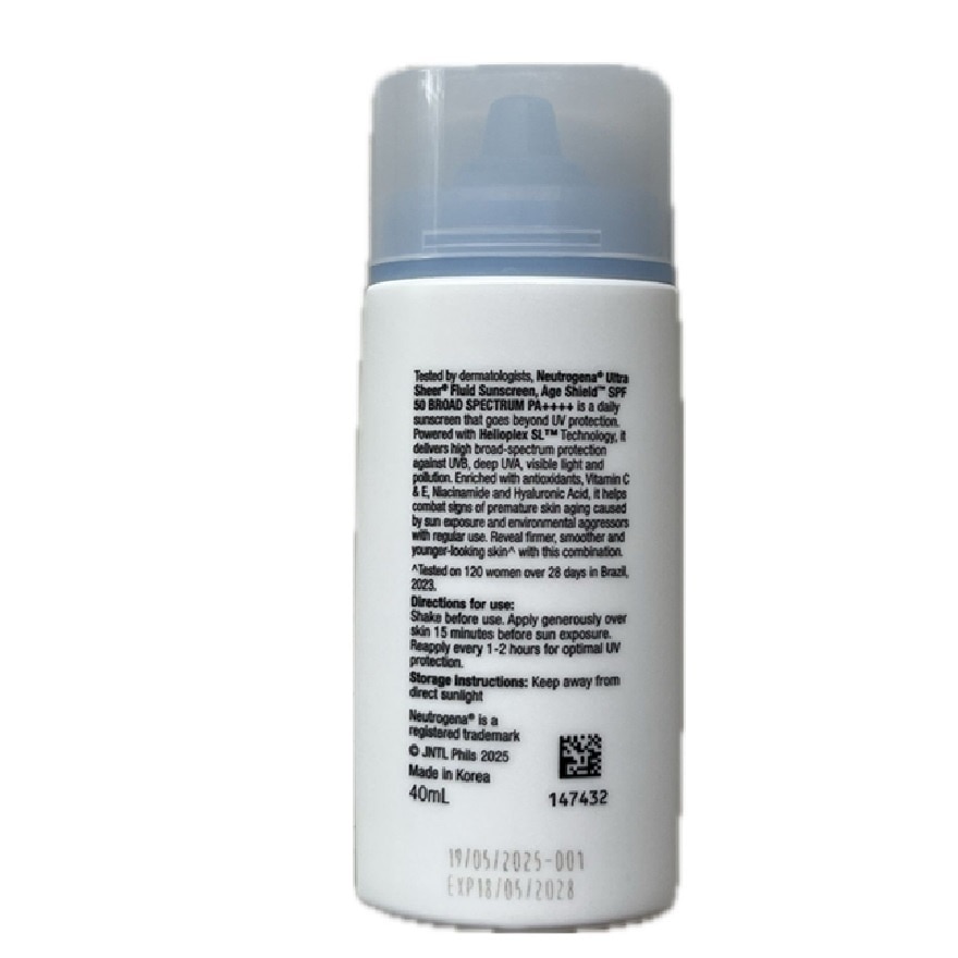 NEUTROGENA Ultra Sheer Sunscreen SPF 50 PA++++ 40ml