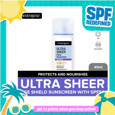 NEUTROGENA - NEUTROGENA Ultra Sheer Sunscreen SPF 50 PA++++ 40ml