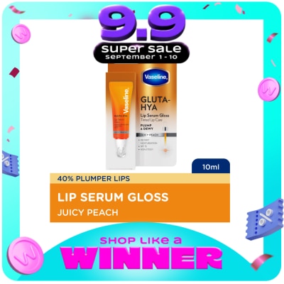 VASELINE - VASELINE Gluta HYA Lip Serum Gloss Juicy Peach Plump & Dewy 10ml image