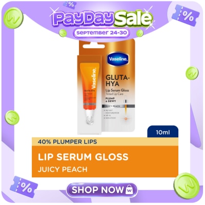 VASELINE VASELINE Gluta HYA Lip Serum Gloss Juicy Peach Plump & Dewy 10ml image