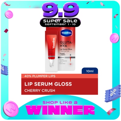 VASELINE - VASELINE Gluta HYA Lip Serum Gloss Cherry Crush 10ml image