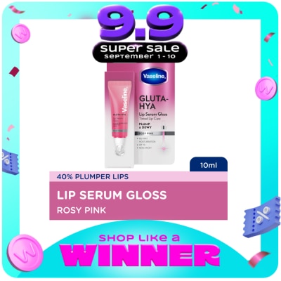 VASELINE - VASELINE Gluta HYA Lip Serum Gloss Rosy Pink 10ml image