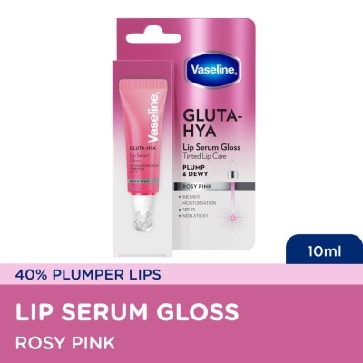 VASELINE - VASELINE Gluta HYA Lip Serum Gloss Rosy Pink 10ml