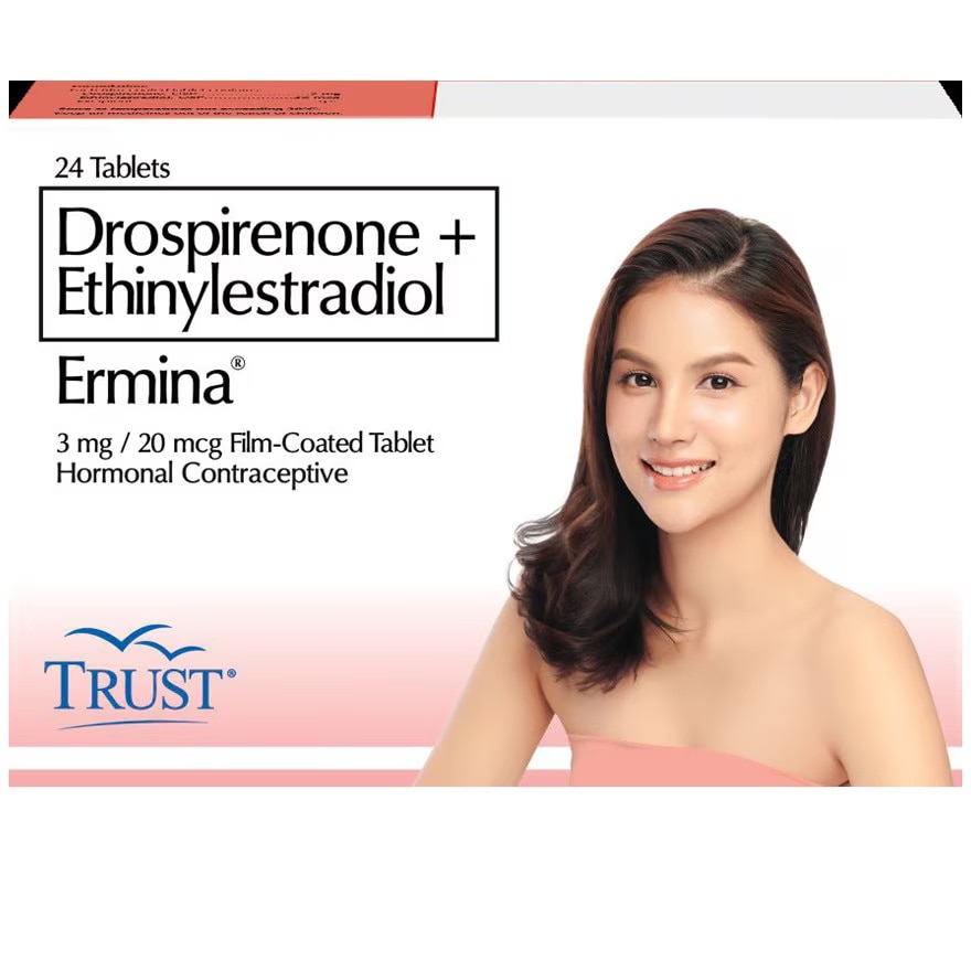 ERMINA 3mg/20mg Film-Coated Tablet (Sold Per Piece) [PRESCRIPTION REQUIRED]