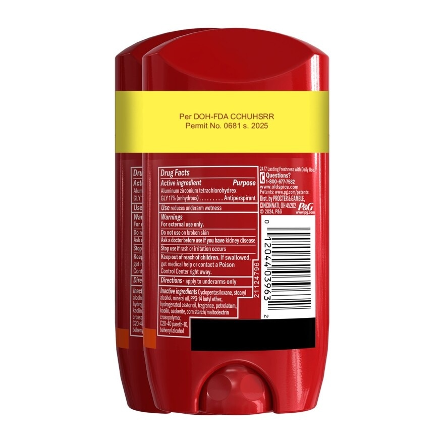 OLD SPICE Invisible Stick Krakenguard 2.6oz Bundle