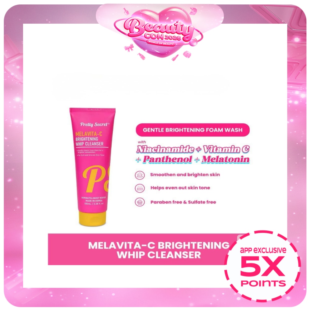 PRETTY SECRET Melavita-C Brightening Whip Cleanser 100ml