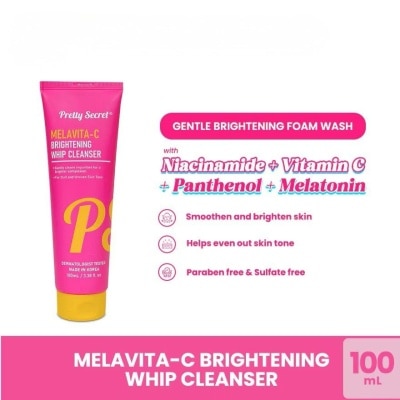 PRETTY SECRET - PRETTY SECRET Melavita-C Brightening Whip Cleanser 100ml