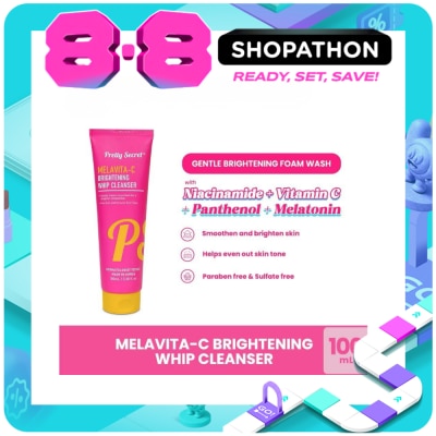 PRETTY SECRET - PRETTY SECRET Melavita-C Brightening Whip Cleanser 100ml image