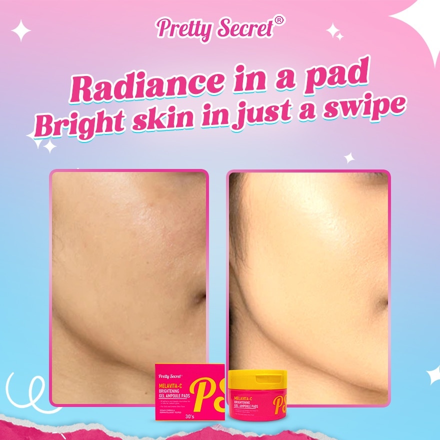 PRETTY SECRET Melavita-C Brightening Gel Ampoule Pads 30s