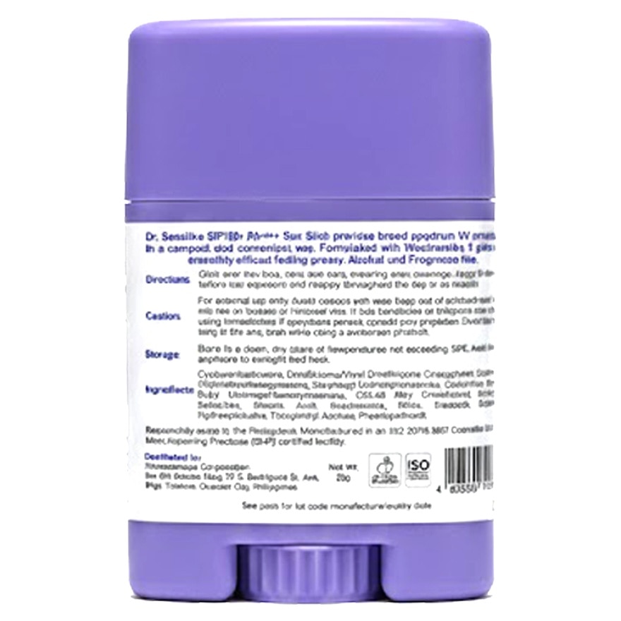 DR SENSITIVE Sunstick SPF 100 PA++++ 22g