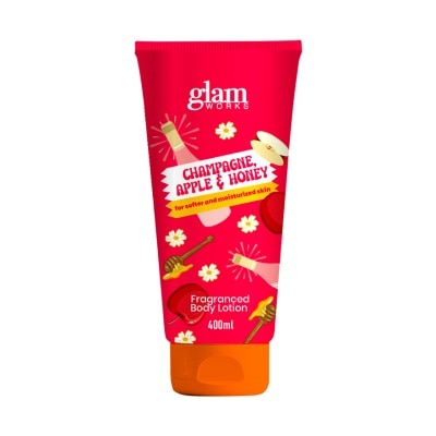GLAMWORKS - GLAMWORKS Champagne Apple & Honey Fragranced Body Lotion 400ml