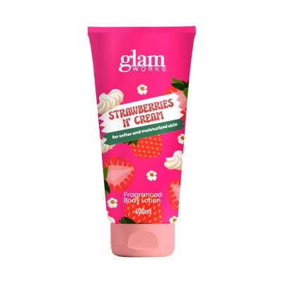 GLAMWORKS - GLAMWORKS Strawberries N Cream Fragranced Body Lotion 400ml