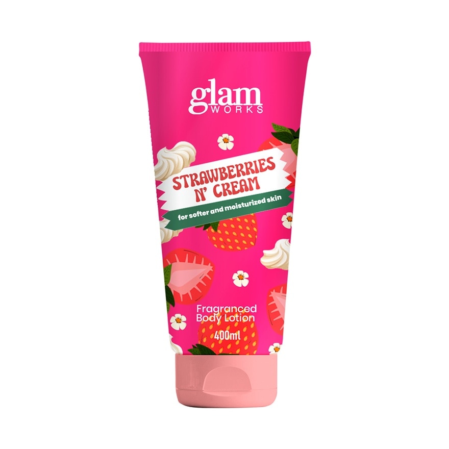 GLAMWORKS Strawberries N Cream Fragranced Body Lotion 400ml