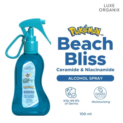 LUXE ORGANIX - LUXE ORGANIX Pokémon Alcohol Spray Beach Bliss 100ml