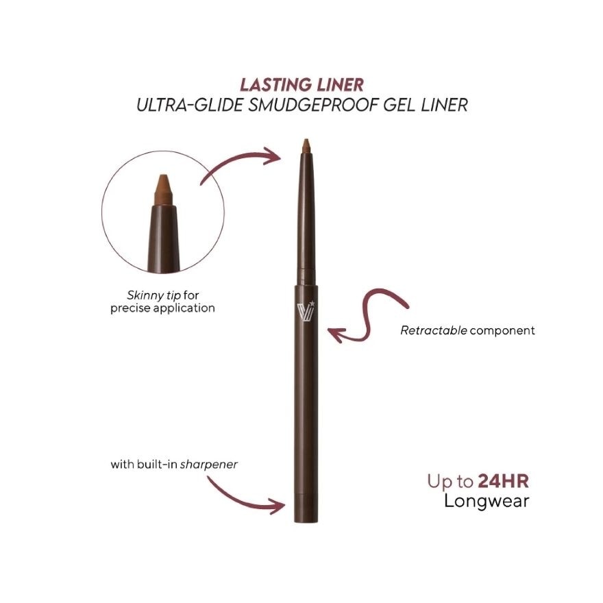VICE COSMETICS Lasting Liner Smudgeproof Gel Liner Jet Black 35g image