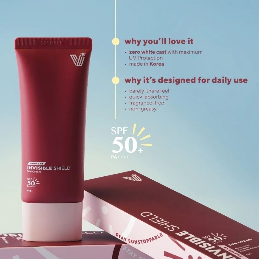 VICE COSMETICS Sun Wear Invisible Shield Sun Cream SPF 50+ PA++++ 50g image