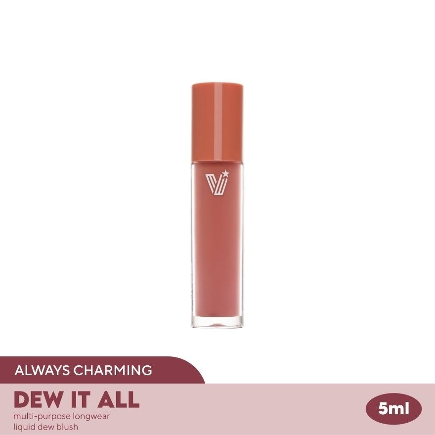 VICE COSMETICS Dew It All Liquid Blush Always Charming 5ml image