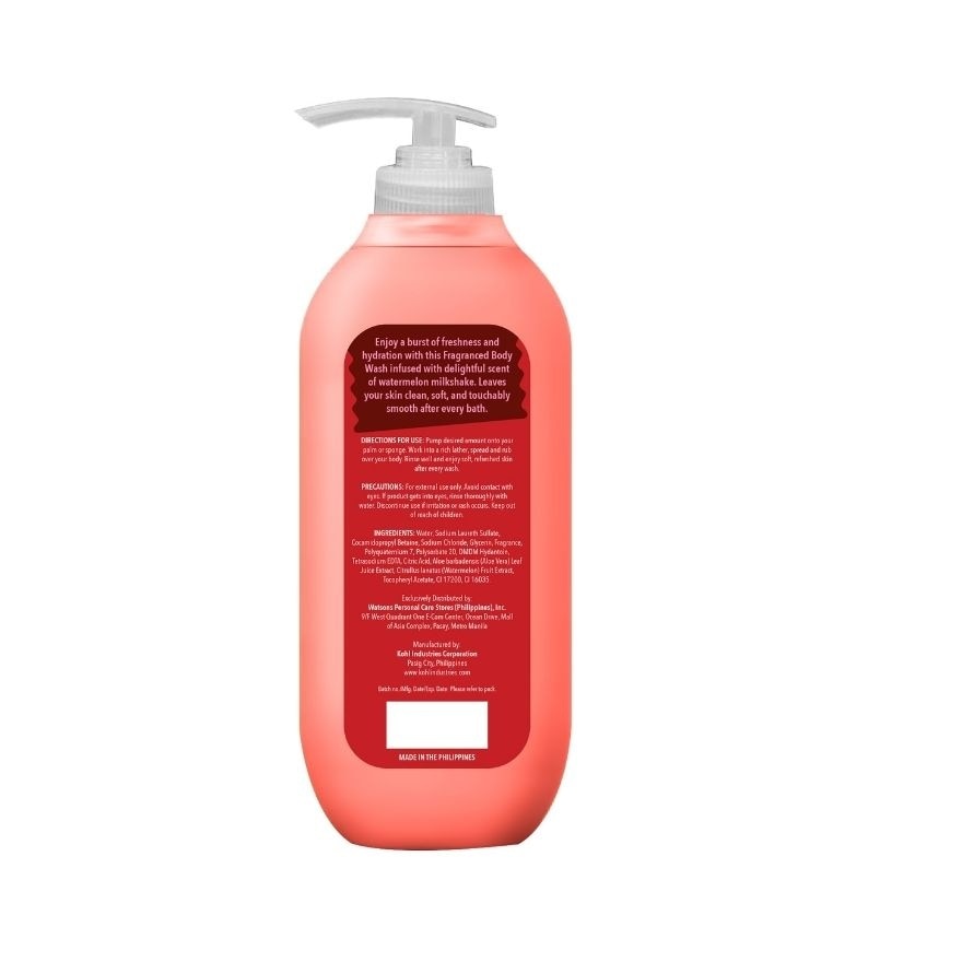 GLAMWORKS Fragranced Body Wash Watermelon Milkshake Deep Hydration 1000ml image