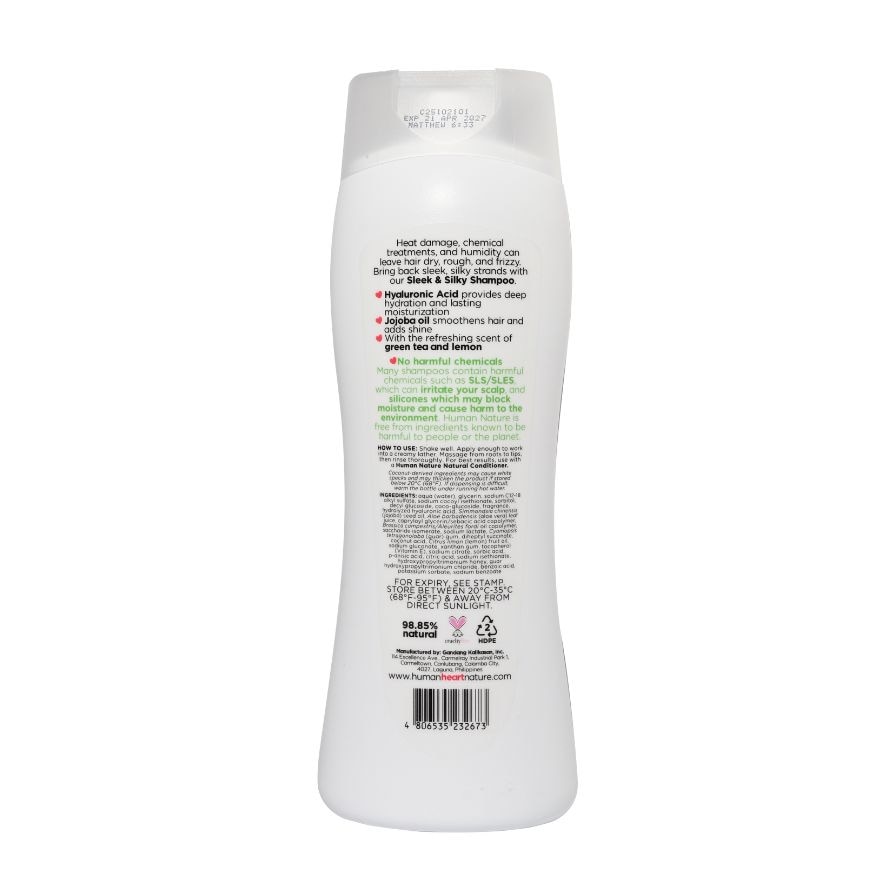 HUMAN NATURRE Sleek & Silky Shampoo 180ml