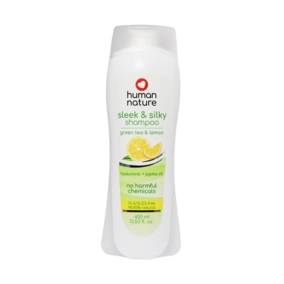 HUMAN NATURE - HUMAN NATURE Sleek & Silky Shampoo Green Tea & Lemon 400ml