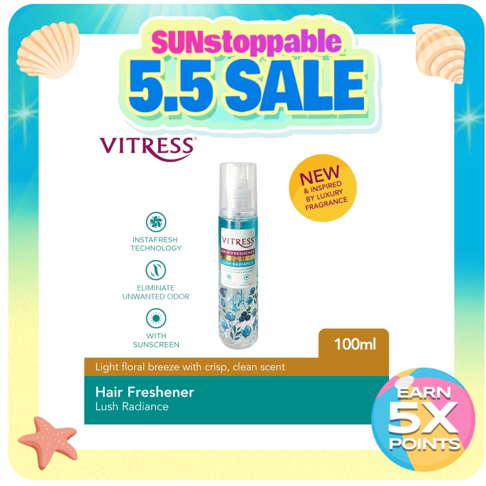 VITRESS Hair Freshener Lush Radiance 100ml