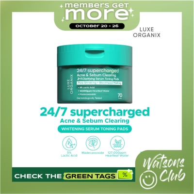 7 Supercharged Acne & Sebum Melting 2in1 Clarifying Serum Concentrated Pads 70 pads image