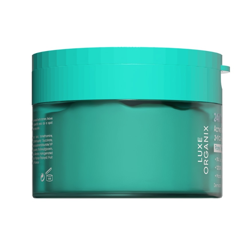 LUXE ORGANIX 24/7 Supercharged Acne & Sebum Melting 2in1 Clarifying Serum Concentrated Pads 70 pads