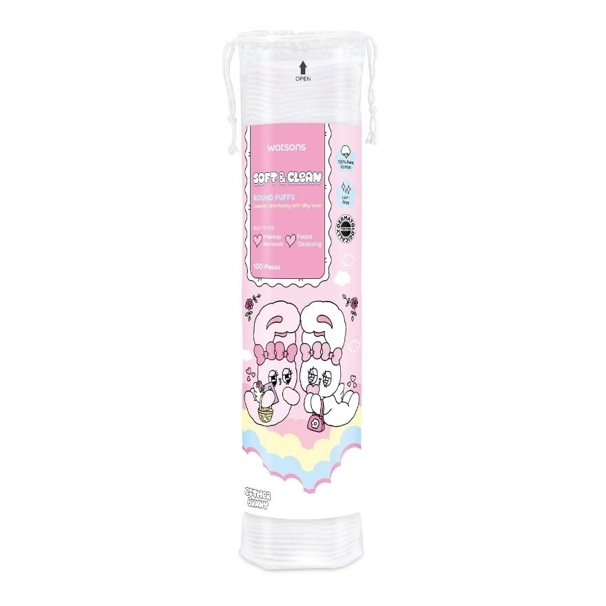 WATSONS Esther Bunny Round Puffs 100s