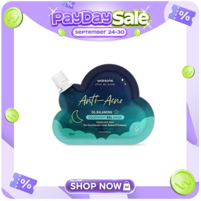 WATSONS WATSONS Anti Acne Oil Balancing Goodnight Gel Mask 25ml image