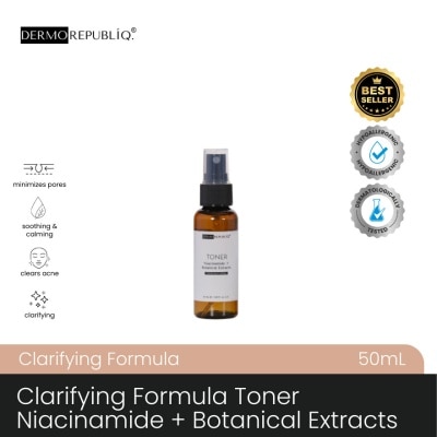 DERMOREPUBLIQ - DERMOREPUBLIQ Clarifying Formula Toner Niacinamide + Botanical Extracts 50ml