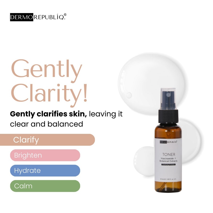 DERMOREPUBLIQ Clarifying Formula Toner Niacinamide + Botanical Extracts 50ml