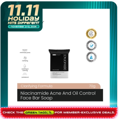 DERMOREPUBLIQ DERMOREPUBLIQ Niacinamide Clarifying Face Bar Soap 70g image