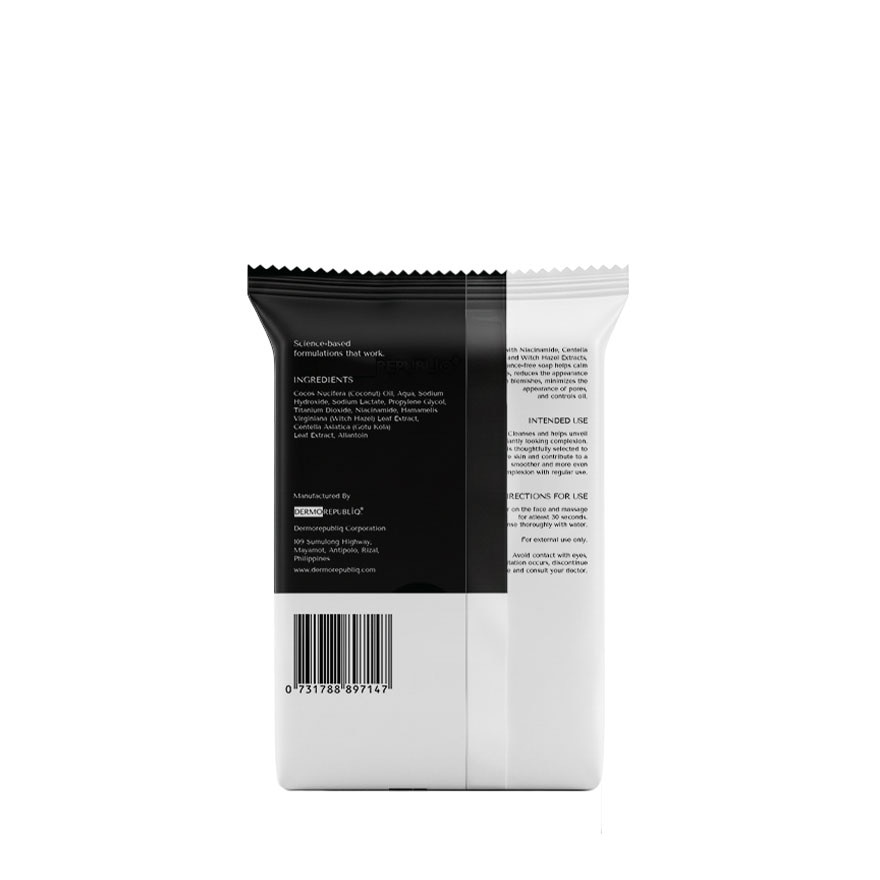 DERMOREPUBLIQ Niacinamide Clarifying Face Bar Soap 135g