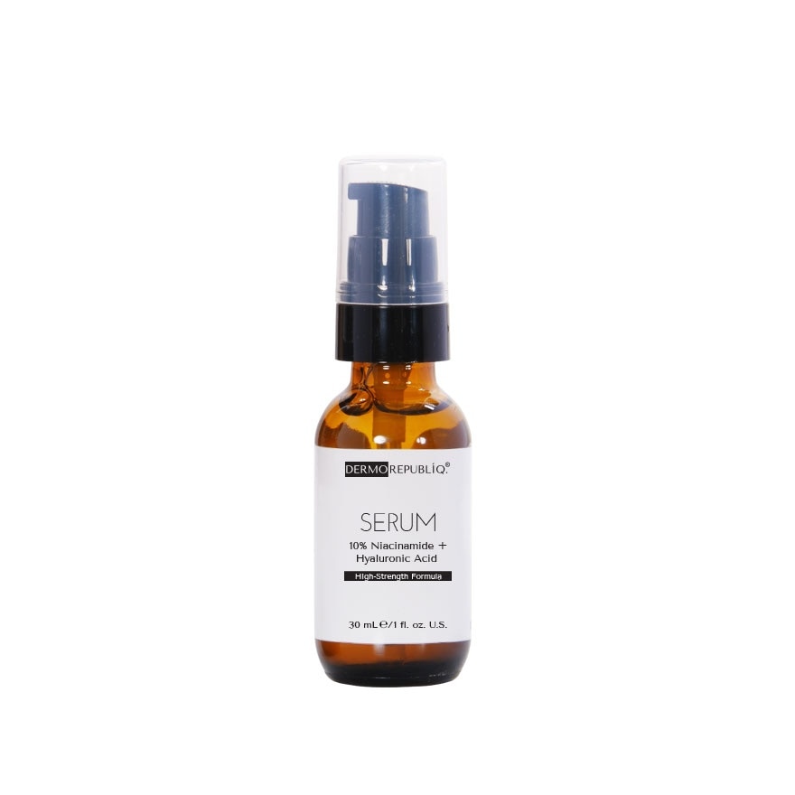 DERMOREPUBLIQ 10% Niacinamide + Hyaluronic High-Strength Formula Serum 30ml image