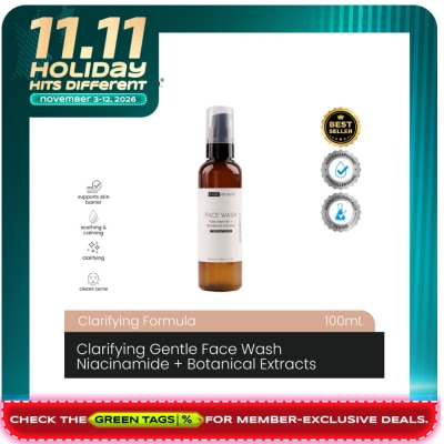 DERMOREPUBLIQ DERMOREPUBLIQ Clarifying Gentle Face Wash Niacinamide + Botanical Extract 100ml image