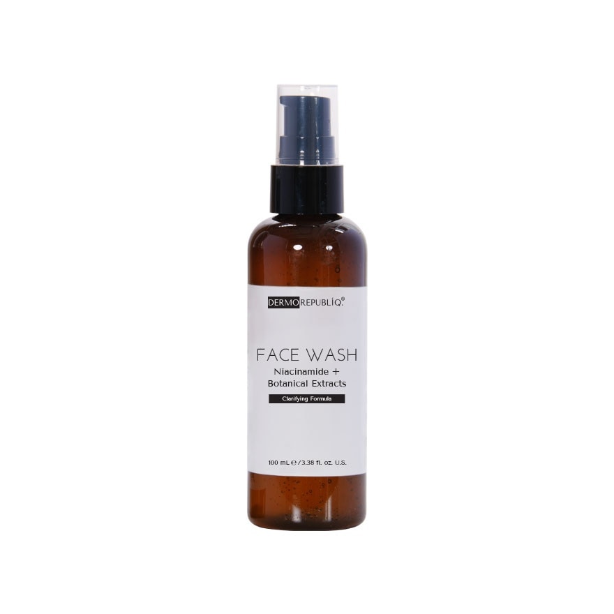 DERMOREPUBLIQ Clarifying Gentle Face Wash Niacinamide + Botanical Extract 100ml