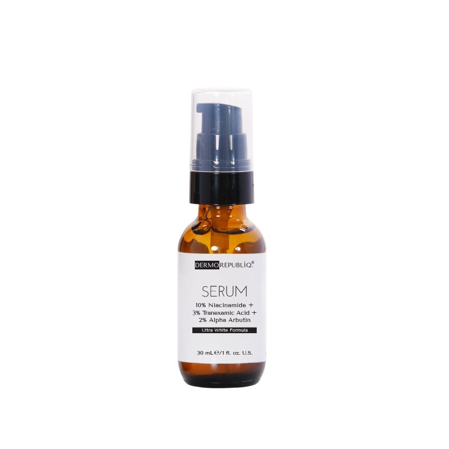DERMOREPUBLIQ 10% Niacinamide + 3% Tranexamic Acid + 2% Alpha Arbutin Ultra White Serum 30ml