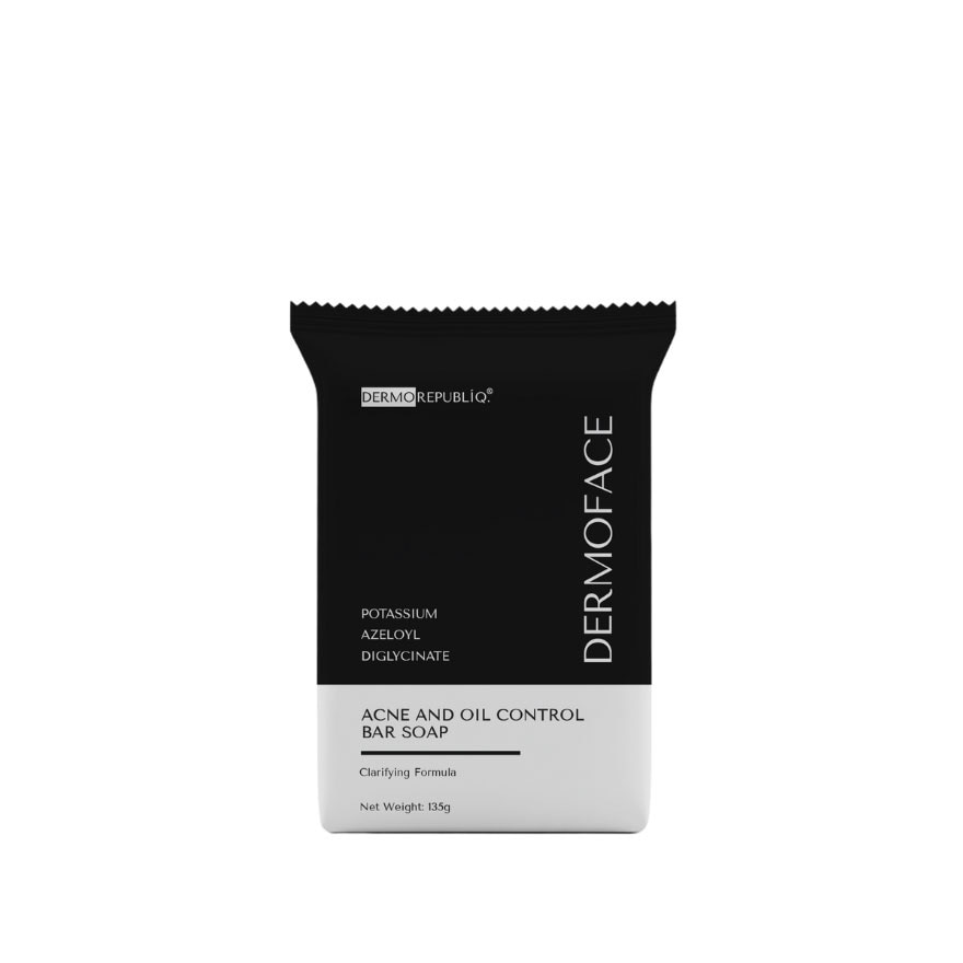 DERMOREPUBLIQ Dermoface Potassium Azeloyl Diglycinate Clarifying Oil Control for Acne Prone Soap Bar 135g