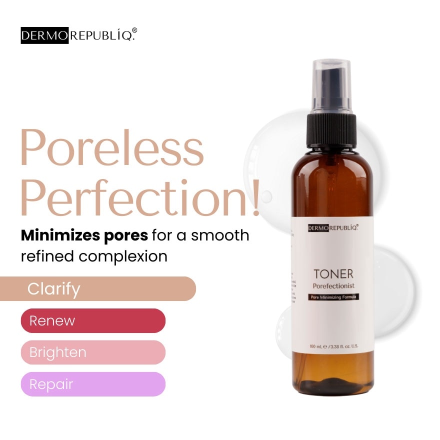DERMOREPUBLIQ Porefectionist Pore Minimizing Toner with Apple Extracts and Niacinamide 100ml