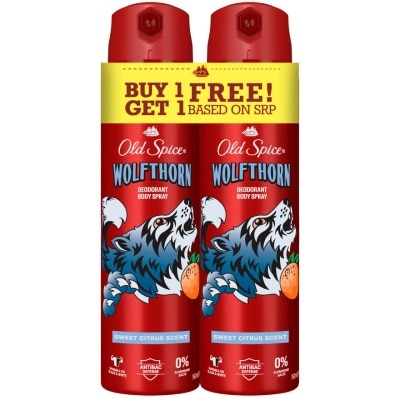 OLD SPICE - OLD SPICE Body Spray Wolfthorn 150ml Bundle