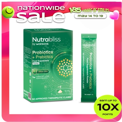 NUTRABLISS WS - NUTRABLISS Watsons Advance Probiotics 3g Sold Per Piece