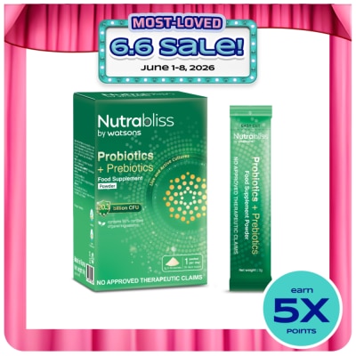 NUTRABLISS WS - NUTRABLISS Watsons Advance Probiotics 3g Sold Per Piece